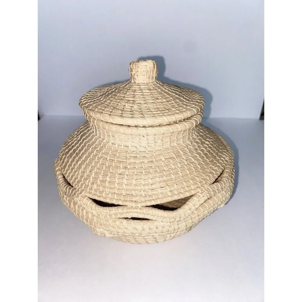 Vintage Choco Indian Baskets Set Of 2